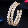 International Zhang Ziyi Earrings C-Shaped High-End Atmospheric Earrings, Oversized Exaggerated Earrings