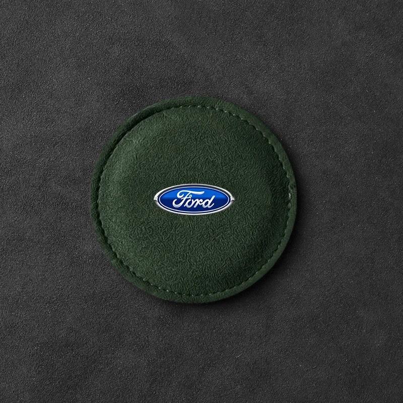 

Focus Hot For Ford Turned Fur Car Coasters Non Slip Round Mat Coaster Heat Insulating Mat For Ford Focus 2 3 Mondeo Kuga Fiesta