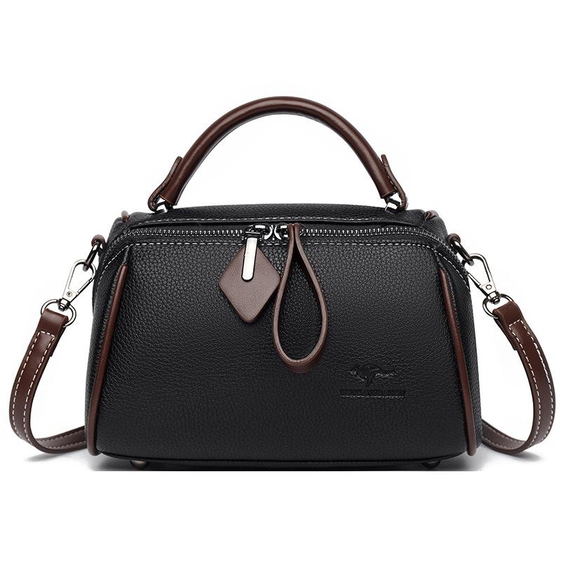 Kuddeväska, Trendig och Modig Enaxelväska, Handväska med Stor Kapacitet, Crossbodyväska