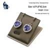 Champagne Brown PU Pendant Display Tray with Curved Surface