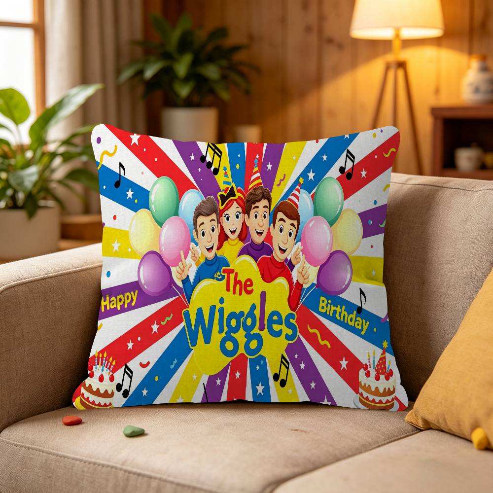 Customized The Wiggles Theme pillow cover sofa cushion cover home room decoration children gift