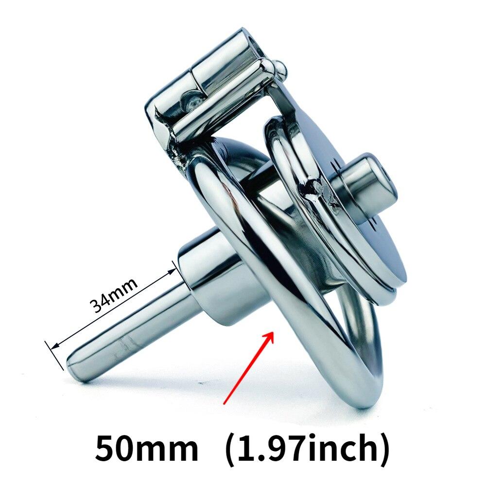 Metalowa blokada CB z cewnikiem blokada czystości penisa ćwiczący pierścień na penisa zabawki erotyczne rozciągacz jąder niewolnik Femdom stal nierdzewna