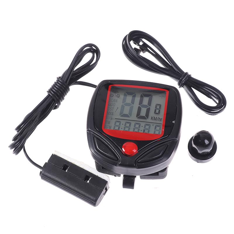 Su geçirmez Bisiklet Lcd Dijital Ekran Kilometre Sayacı Kilometre Bisiklet Kronometre
