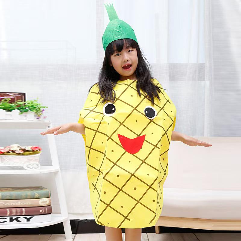 Fruit & Vegetable Halloween Stage Costume for Kids & Parent-Child Performances