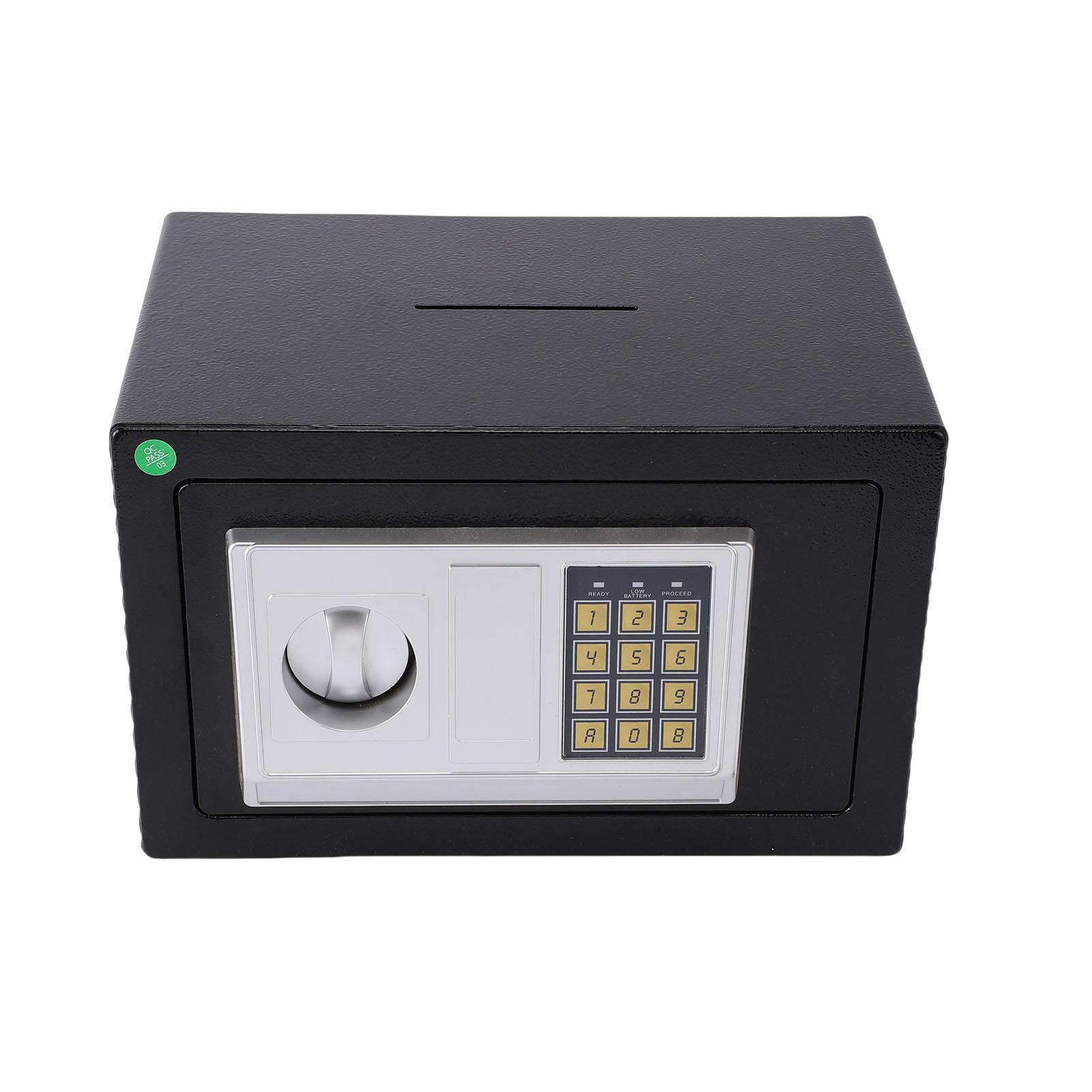 

Electronic Digital Safe Box Key Keypad Lock Manganese Steel Security Box with Sound Alarm for Home Office Hotel