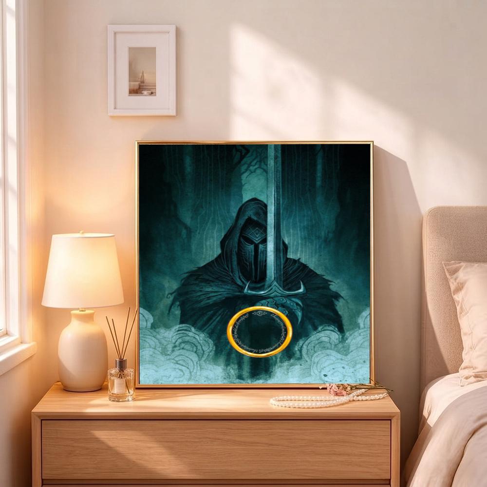 Mystical Owl Witch 5D Diy Diamond Paintings Mosaic Wall Round Diamond Art Painting Kits Embroidery Crystal Accessories Frameless