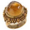 STEPHEN DWECK Colored stone Ring ring Gold/BrownUsed