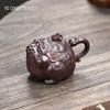 150ml Chinese Yixing Purple Clay Teapot Beauty Zisha Kettle Creative Handmade Golden Toad Shape Tea Pot Household Tea Set