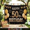 Party Backdrop Birthday 50Th Photo Booth Background Front Door Decor