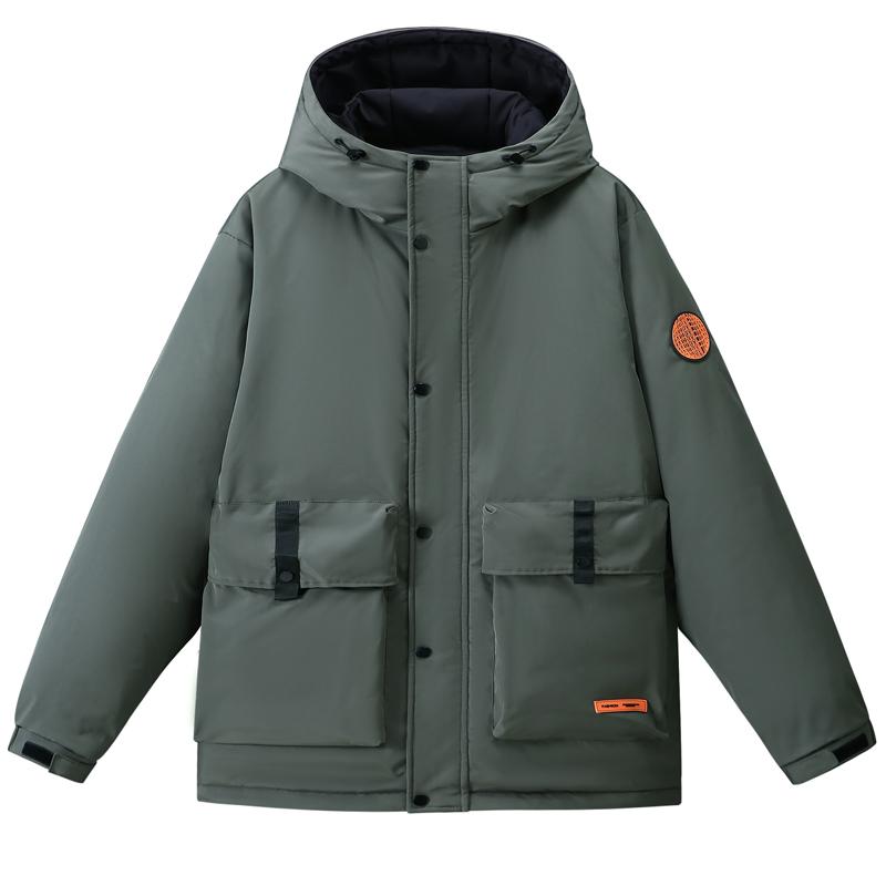 Übergröße 5XL-12XL Mode Winter Herrenmantel Kapuze Wasserdicht Lässig Locker Dick Warm Übergröße Oberbekleidung Herrenjacken