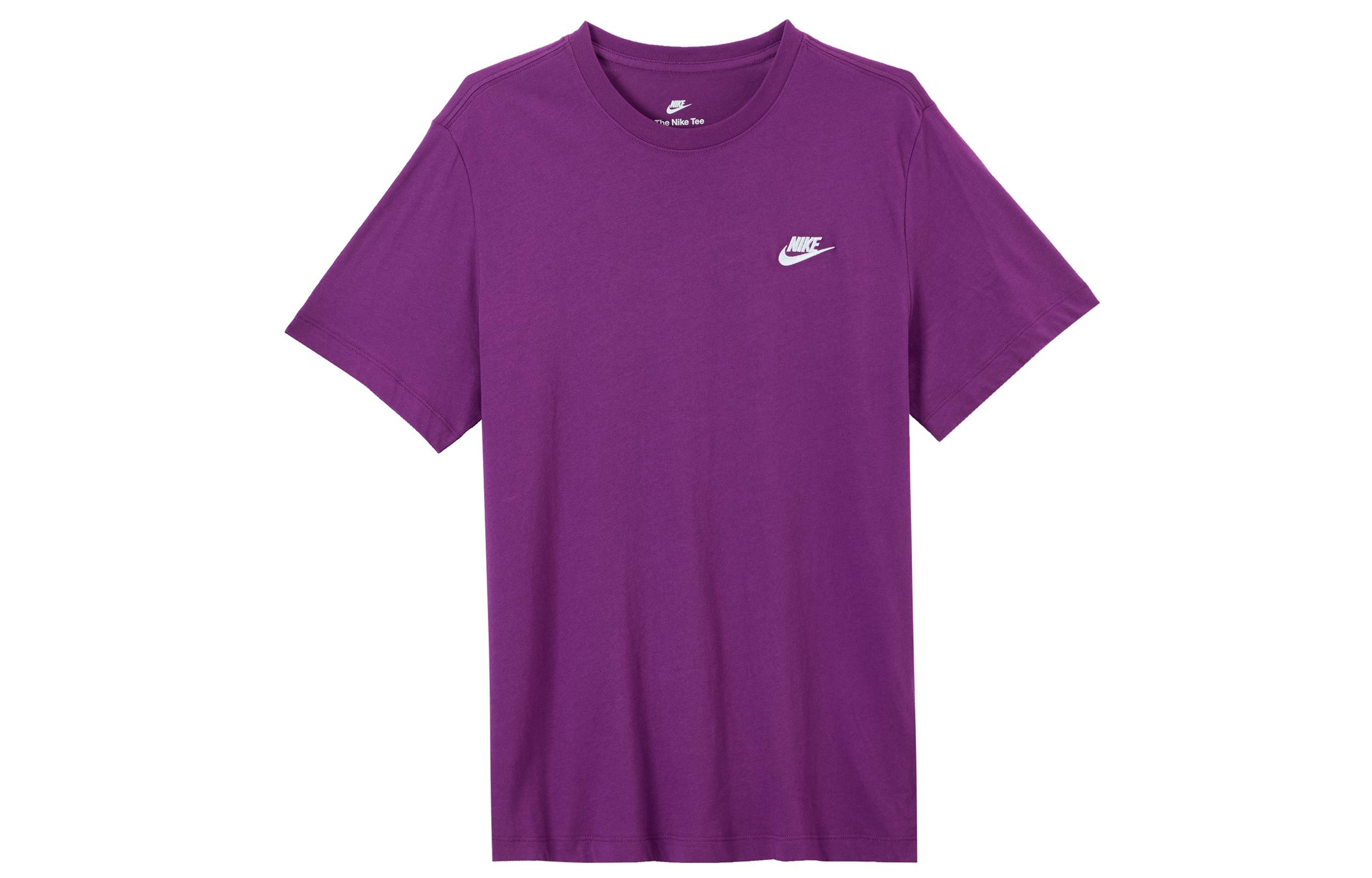 Nike Sportswear Club T Shirt Men s Technology Purple AR4999-504 L