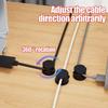 360 Rotation Magnetic Cable Clip Cable Organizer Holder Adhesive Wire Keeper Management USB Charging Line Winder For Home Office