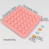 Porous Round Ice Cube & Cake Silicone Mold
