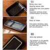 1PC Japanese Style Exquisite Plate Modern Sushi Tray Practical Ceramic Multi Compartment Plate