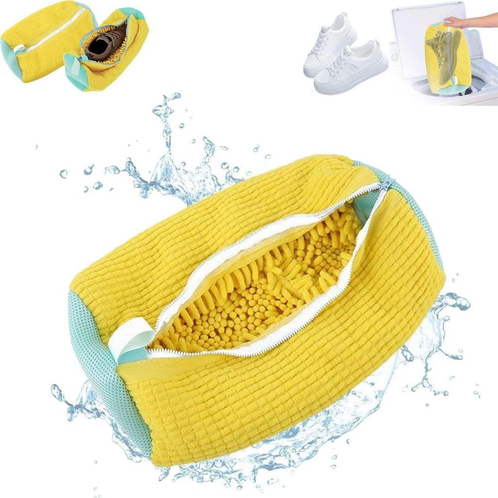 Hot Spot Brake Zipper Shoe Washing Bag - Anti-Deformation Laundry Solution for Shoes
