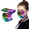 10PC Adult'S Butterfly Printed Mask Disposable Protective Face 