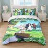 Frieren: Oltre la Fine del Viaggio Set Lenzuola 3 Pezzi Camera da Letto Lenzuolo Morbido Federe Decorazione Biancheria da Letto per la Casa