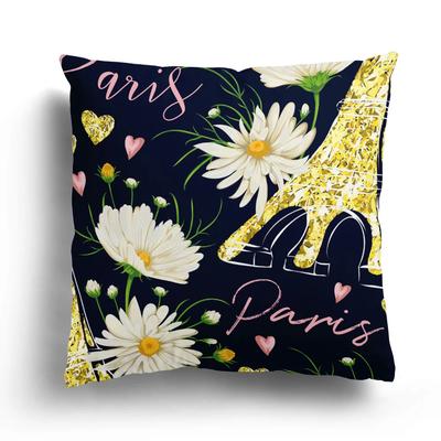 Izable Car Sofa Waist Cushion Cover Household Pillowcase Meditation  Modern Color Natural Short Plush