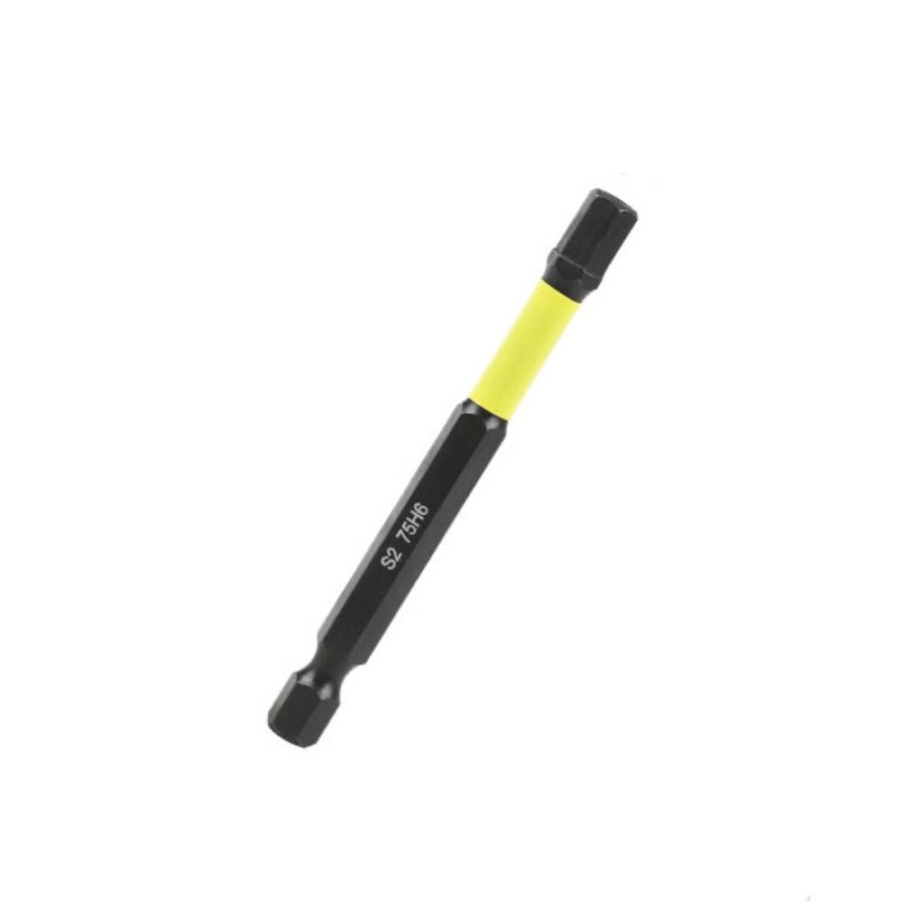 Magnetic Hex Head Screwdriver Bit 75mm Screwdriver Head Set Antirust Impact Driver Drill Bits  Car