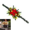 Battery Operated Mailbox Garlands Easy Install Festival Wreath for Wall and Window Ornamentation Party Accessory