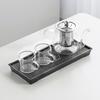 Kung Fu Tea Set Home One Pot Two Cups Tea Plate Small Ceramic Teapot Teacups Hotel Personal Small Sets Traveling