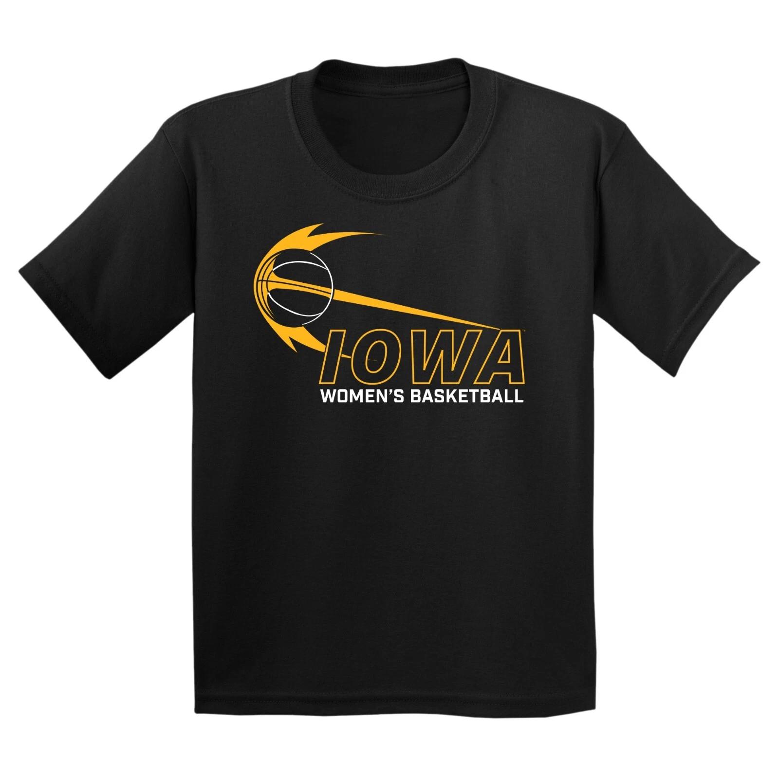 Iowa Women s Basketball Launch Youth T Shirt - Black L