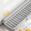 Silicone Sink Drain Pad Foldable Sink Draining Mat Multipurpose Water Retaining Pad  Kitchen