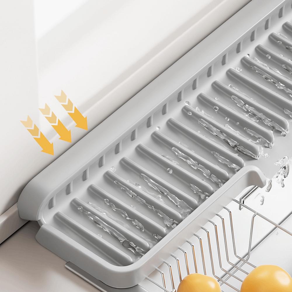 Silicone Sink Drain Pad Foldable Sink Draining Mat Multipurpose Water Retaining Pad Kitchen