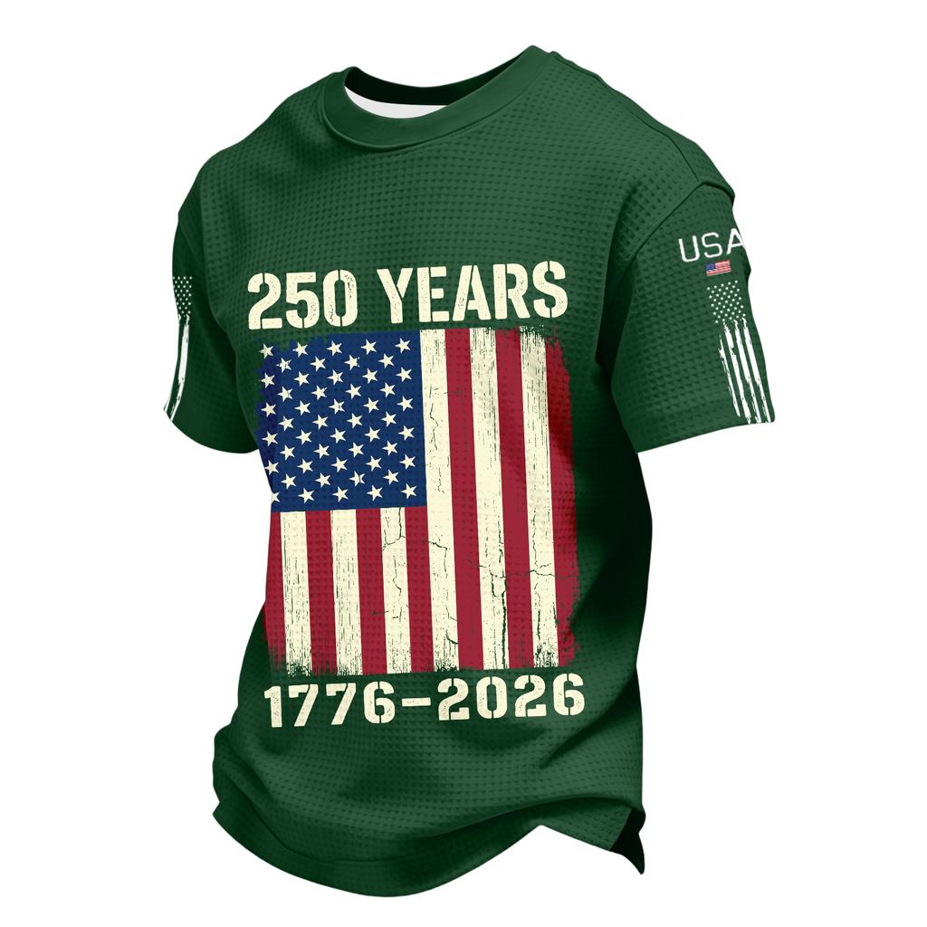 Men's Casual Round Neck Short Sleeve T-Shirt