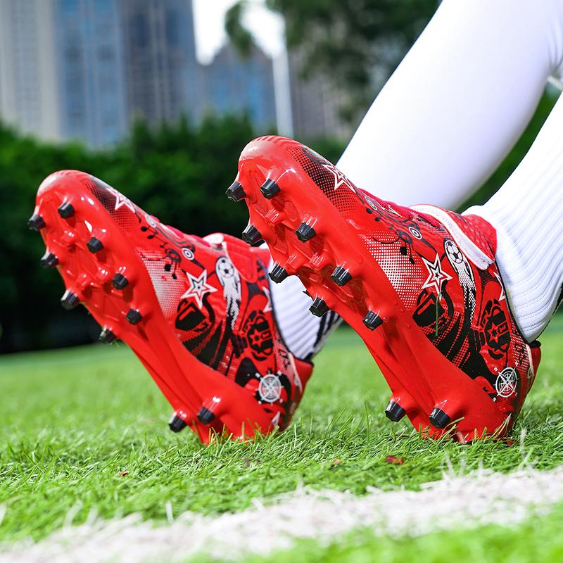 New student Soccer Shoes Men  Football Shoes Indoor Professional Football Field Boots Society Cleats TF/AG Sneaker Non Slip