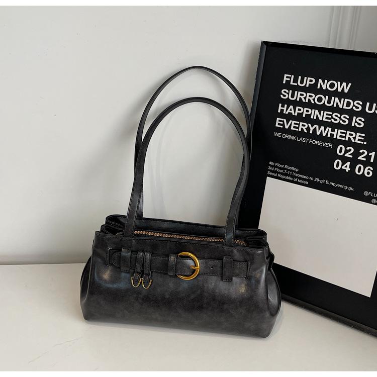 Koreanisches Nischen-Design 2025 neue Mode einfache lässige Umhängetasche große Kapazität hochwertige Handtasche für Pendler