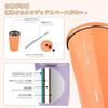 DZANNC Tumbler with Coffee Large Capacity Tumbler with Cup with Stainless Steel Stylish Coffee Water Vacuum Portable Tumbler with Lid Straw, Lid,