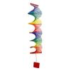 Kindergarten Classroom and Home Decorative Pendant Made of Wood with For Rainbow Wind Chime Motif In Twisted Style