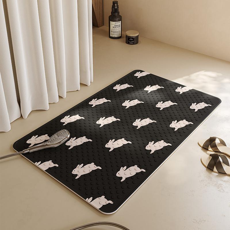 

Коврик для ванной комнаты, противоскользящий, для зимнего душа, для купания детей, коврик для ног, противоскользящий, для туалета, водонепроницаемый, милый, для ванной комнаты, коврик для пола 40*70cm