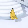 Xiaomi Sad Banana Man Brooch Enamel Pins Humor and Funky Brooches Backpack Lapel Hat Badges Cute Cartoon Anime Jewelry Gift for Friends