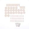 1 Set Wool Felt Polishing Wheel Kit - Multi-Shape Buffing Set For Rotary Tools, Ideal For Jewelry & Metal