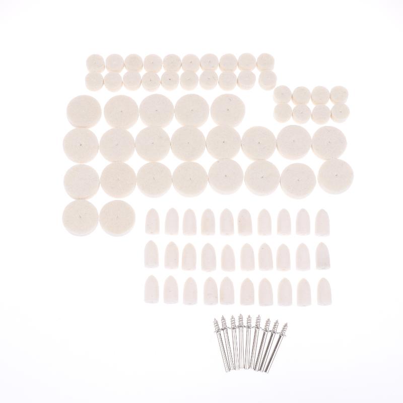 1 Set Wool Felt Polishing Wheel Kit - Multi-Shape Buffing Set For Rotary Tools, Ideal For Jewelry & Metal
