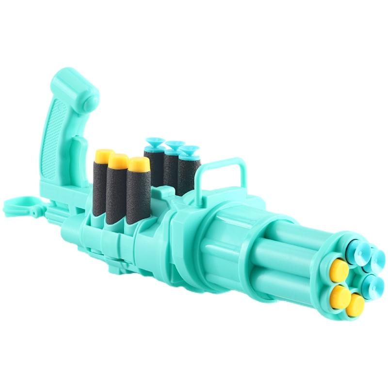 Gatling Soft Bullet Blaster Rocket Launcher Soft Dart Toy Gun Boys Outdoor Safe Shooting Toy Pistol Gifts for Kids Ages 4-8