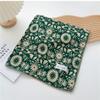 Floral Cotton Linen Print Scarves Scarf Hair Band Square Handkerchief Small Square Scarf  Beach