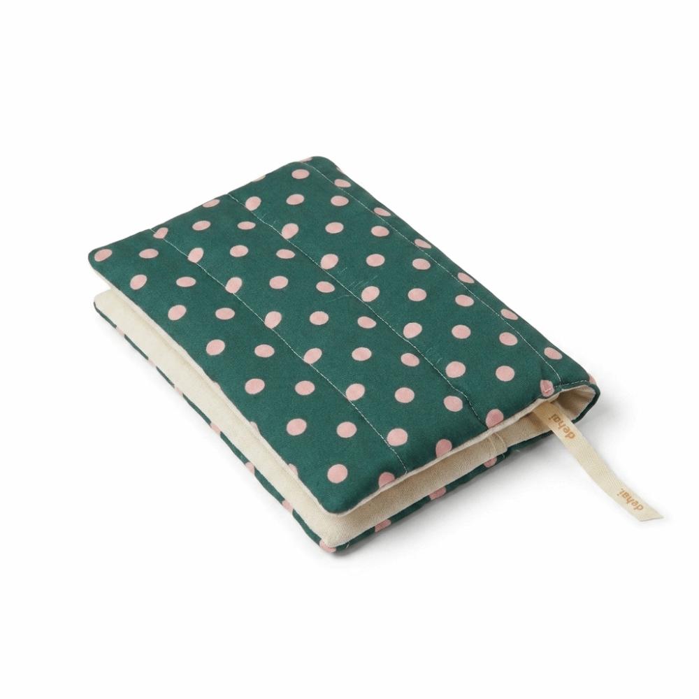 Quilted Fabric Book Cover Stripe Diary Book Jacket Cute Polka Dot Book Protector Student