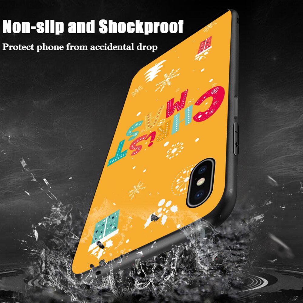 Merry Christmas Xmas Smartphone Case for iPhone 15 14 13 12 11 Pro Max Samsung Galaxy S23 S22 Ultra S21 A52 M33 M30 Shockproof Soft TPU Phone Cover