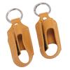 2 Stück Inhalator Tragehalter Verschluss Sicherheitskarabinerclip Tragbarer PU-Leder Inhalator Schutzhalter Kurkuma