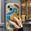 Phone case: 2D flat design suitable for iPhone 18 17 16 15 14 13 Pro protective case, with little doll figures, perfect Christmas and Halloween holida