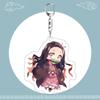 Anime Demon Slayer Keychain Acrylic Pendant Cartoon Accessory Dropshipping Support Custom Bulk Order Gift for Fans