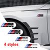 ABS Car Fender Side Emblem Rear Trunk Badge M Logo Sticker For BMW M3 M5 VB21 M6 X2 X3 F30 F20 E34 E90 X6 E46 G20 E36 G30 Accessories