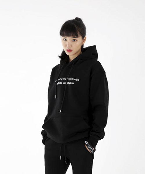 Buttock Hoodie Black