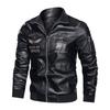 Air Force Men's A-2 Flight Suit Leather Jacket PU Retro Plus Size Motorcycle Jacket