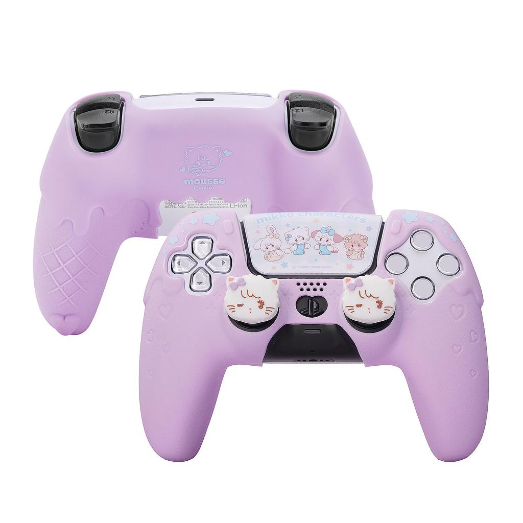 GeekShare PS5 Controller Button Silicone Soft Skin Case for PlayStation 5 Easy to with Theme Perfect Birthday Gift Mikko of Cover, Cover, Controller,
