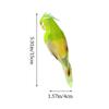 6PCS Mixed Color Parrot Artificial Birds Foam DIY Accessories Simulation Bird Model with Clips Handicraft Artificial Bird Model