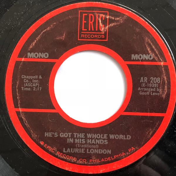 

7inch Record LAURIE LONDON Hes Got The Whole World In His Han E1940 Eric Records US Pop Used